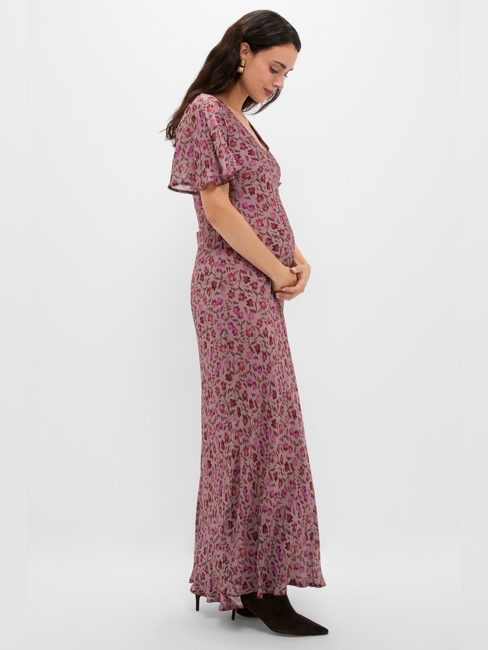 HATCH
Twilight Mauve Floral Mirabelle Dress size 1 - small